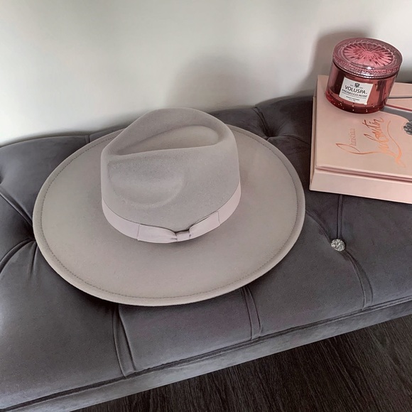 Gray Ranch Riding Hat Accessories | Sold Out Gray Rancher Hat With Bow Ribbon Detail | Poshmark